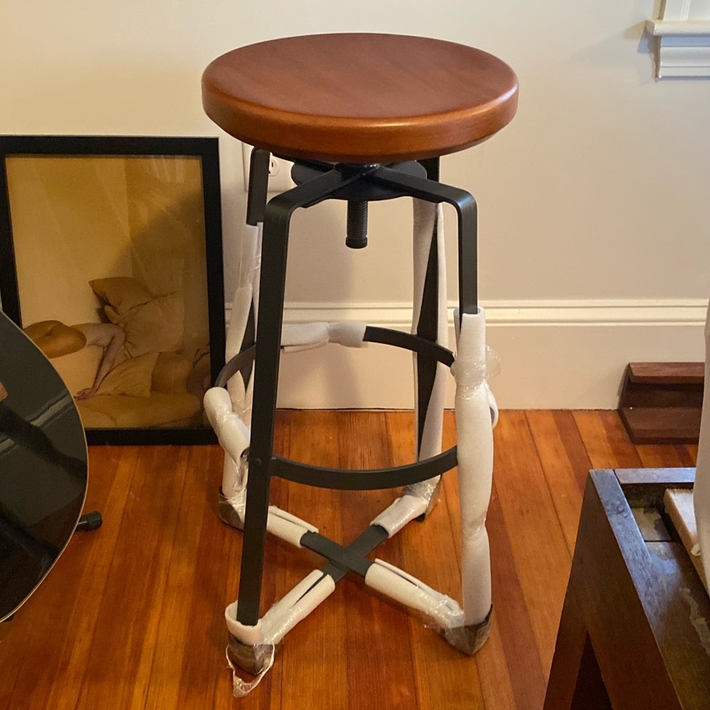 West Elm Industrial Counter Stool BRAND NEW IN BOX